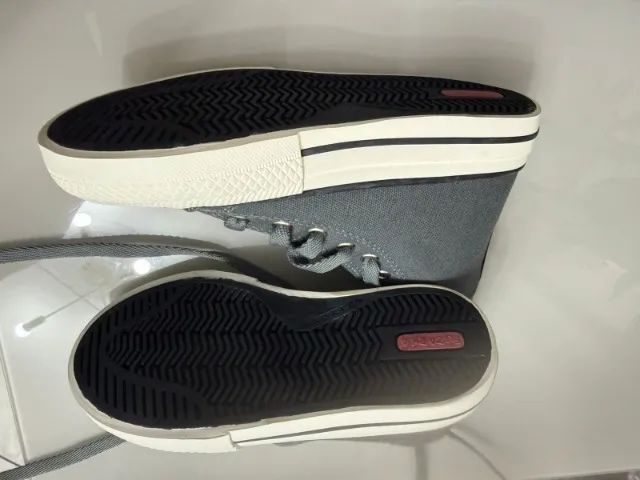 Tenis All Star Cinza Novo - tamanho 29/30 - Foto 3