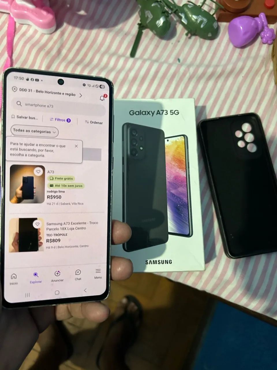 Samsung a73 128g 8 de han - Foto 2