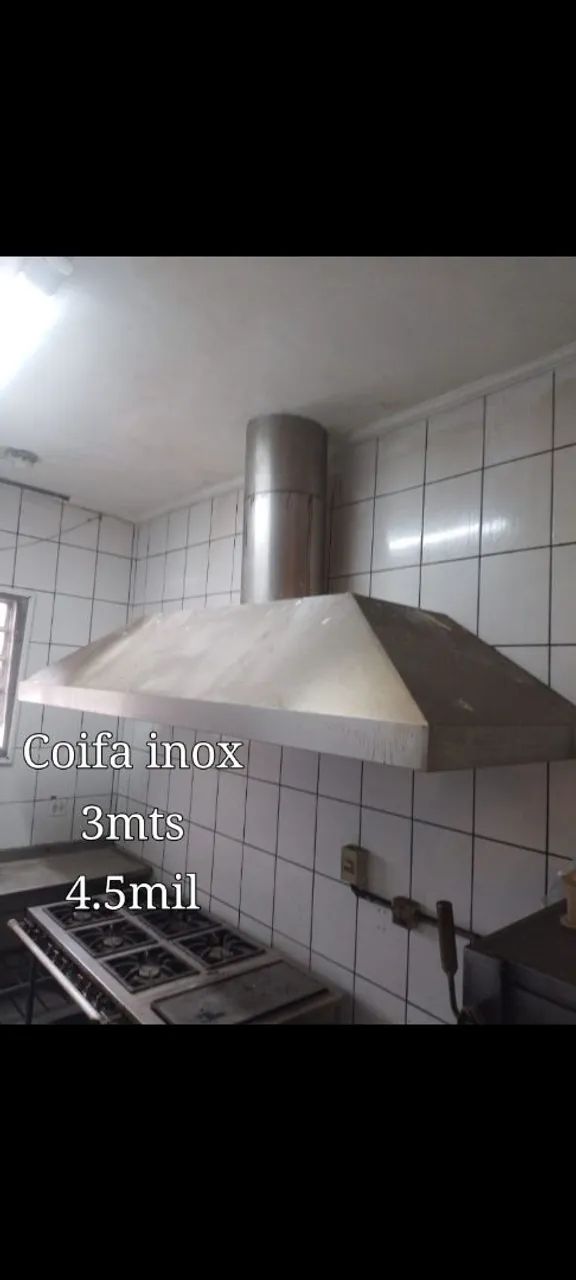 Coifa inox completa