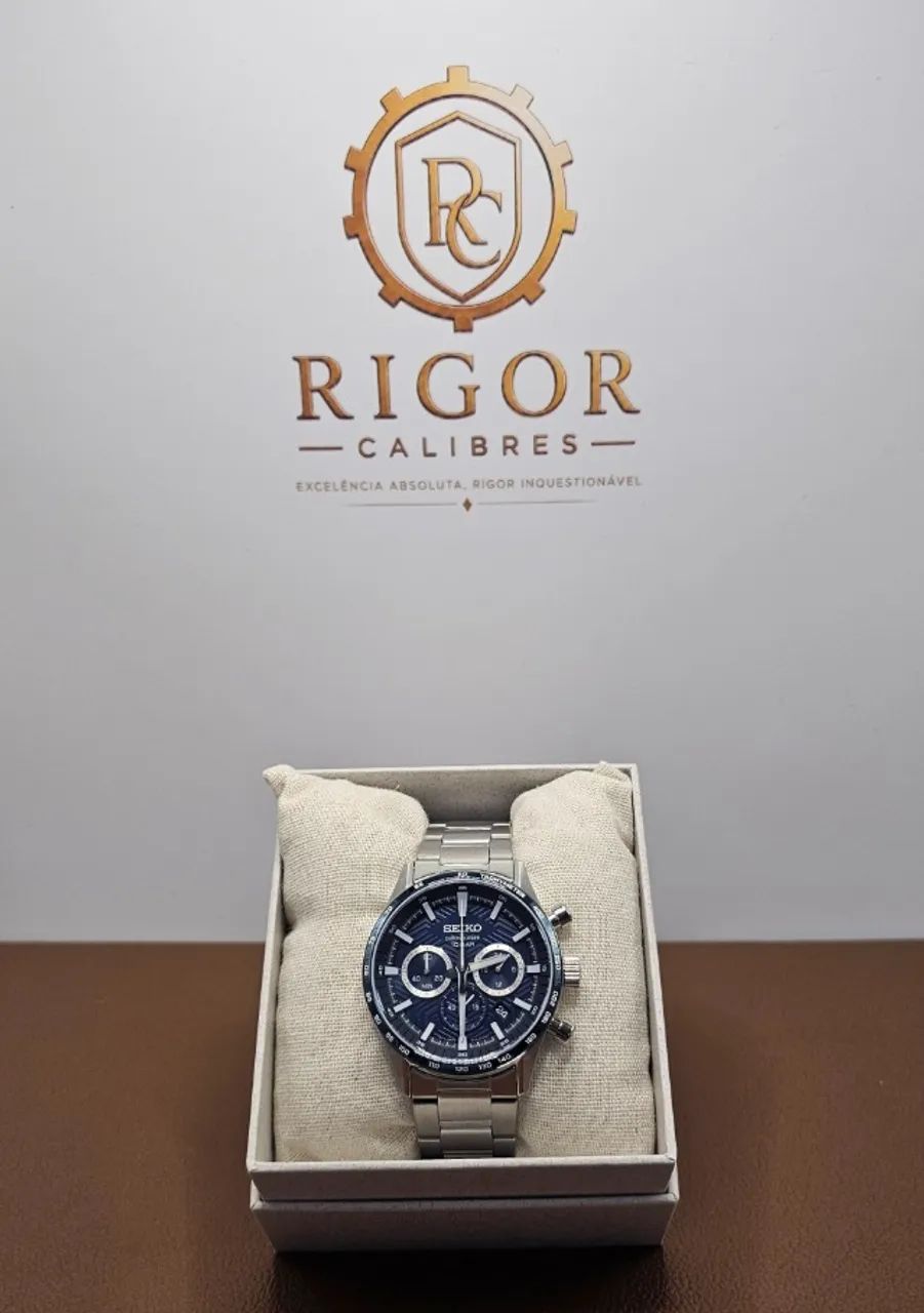 Relógio Seiko Chronograph Quartz SSB445B1 - Foto 5