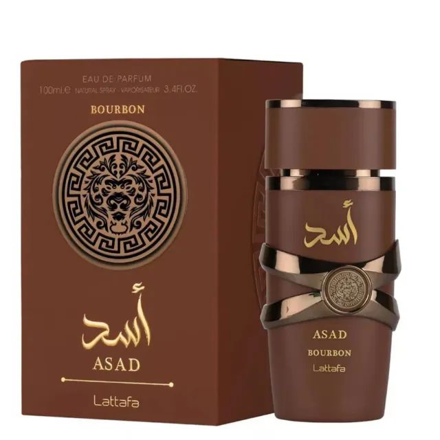 Perfume Lattafa Asad Bourbon - Original a pronta entrega