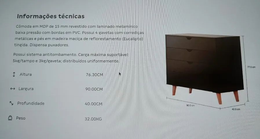 Linda cômoda Tok STok! - Foto 3