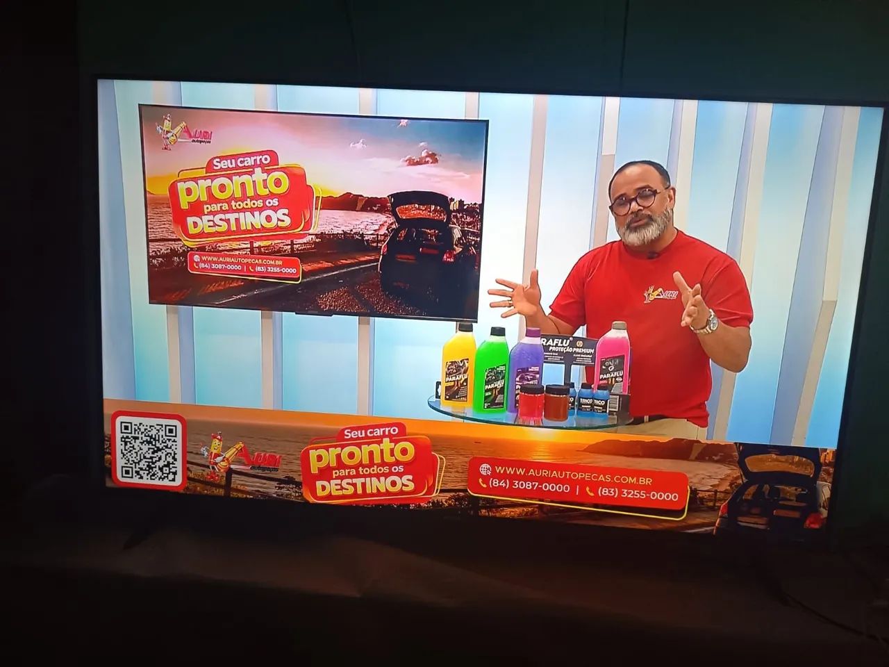 SMART TV SEMP TCL googlo TV.55 polegadas - Foto 5