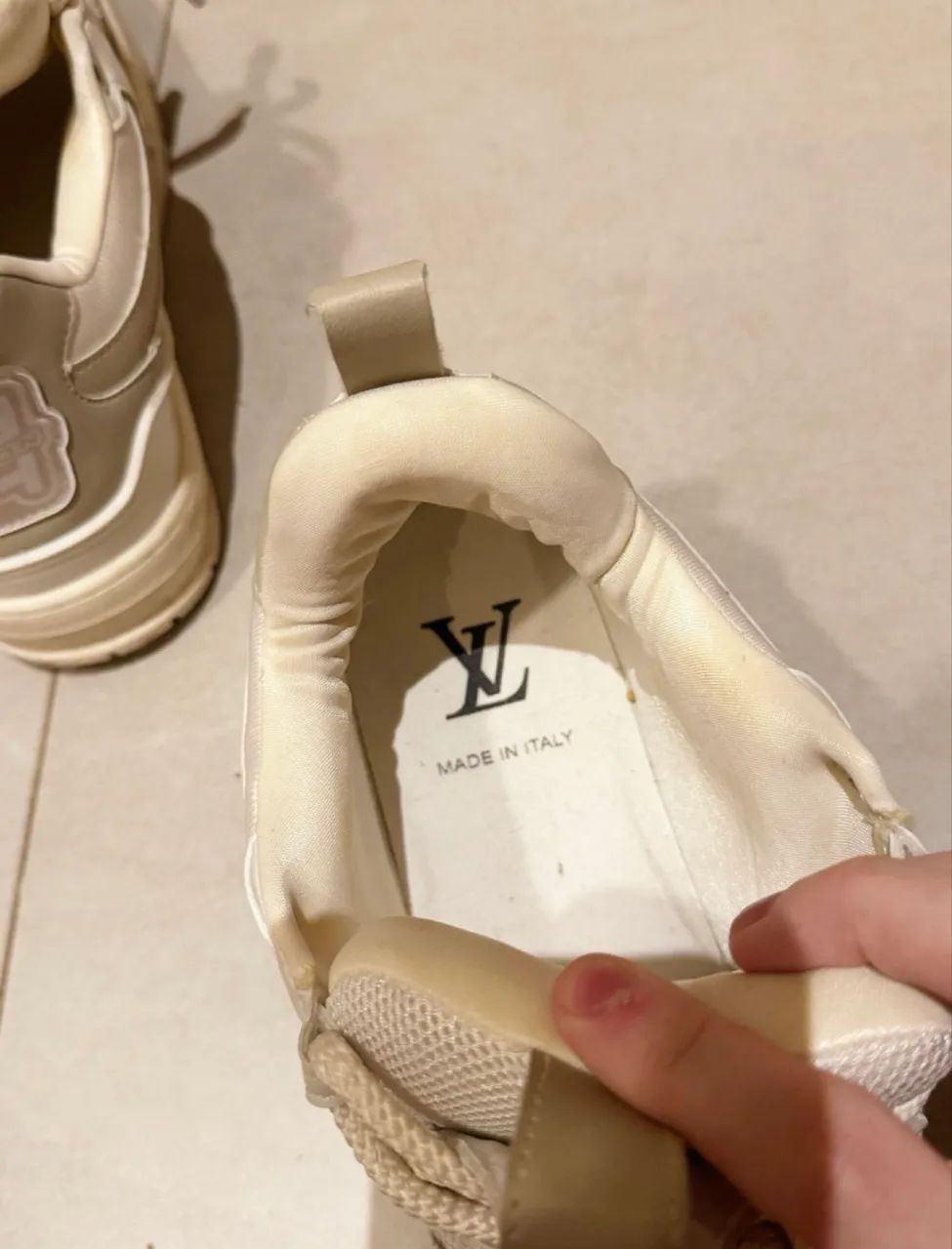 tênis louis vuitton skate sneaker bege  - Foto 5