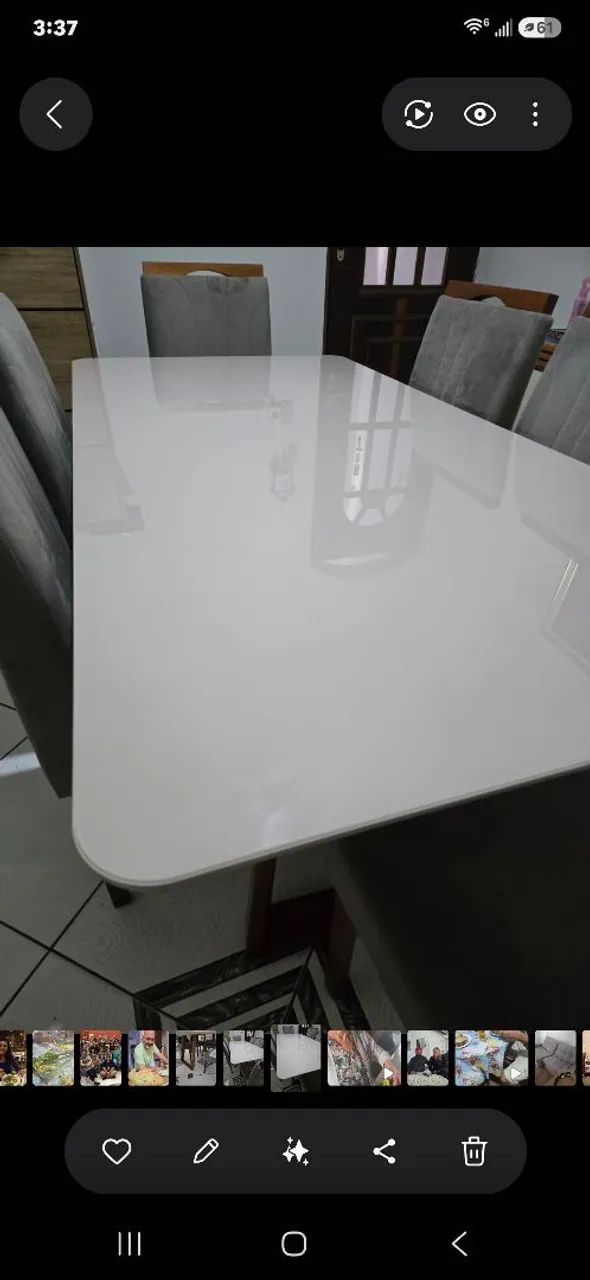 Mesa com 6 cadeiras  - Foto 2