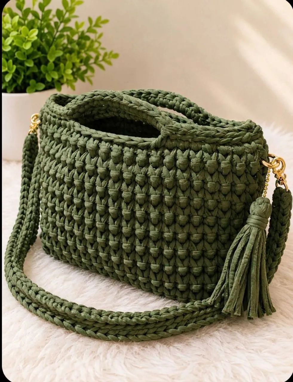 Bolsa de crochê  - Foto 2