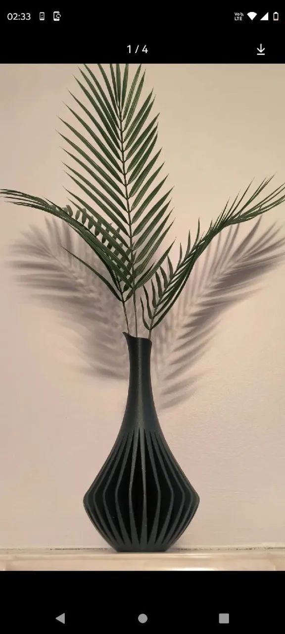 Vaso de planta para folhagens elegante