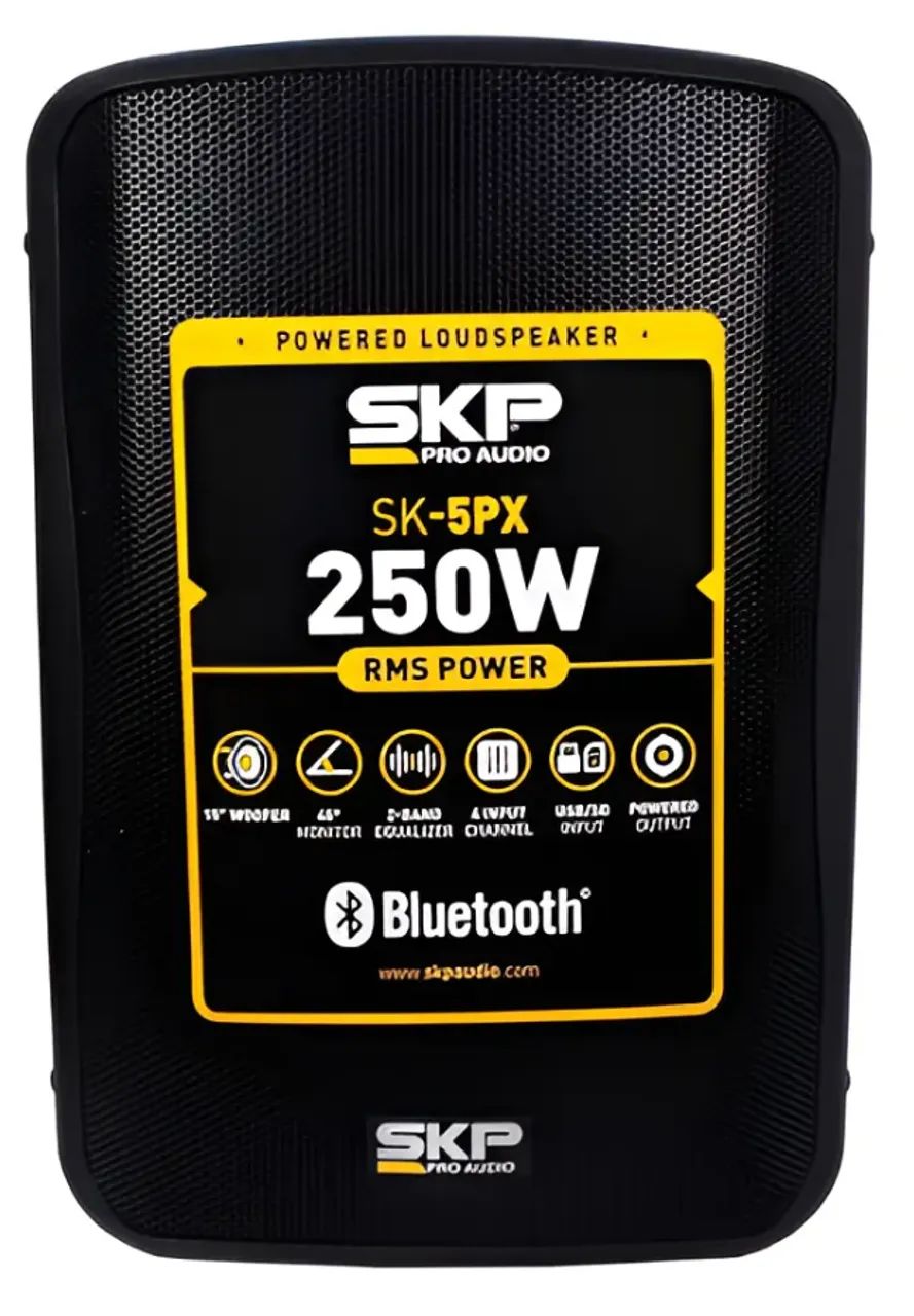 Caixa Ativa 15" SKP Pro 250w Amplificada - Foto 3
