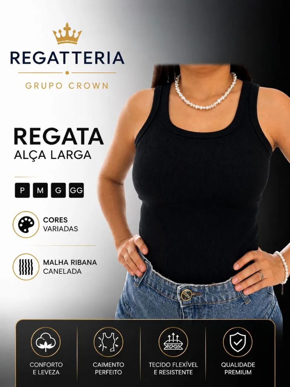 Regatas direto da fábrica loja mega moda park  - Foto 4