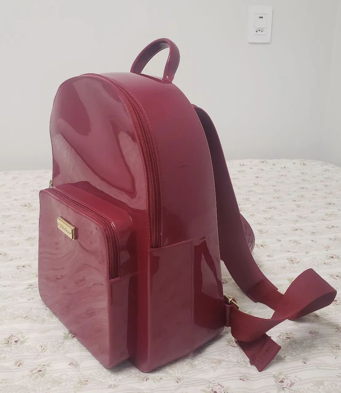 Mochila Petite Jolie Bordô - Foto 3
