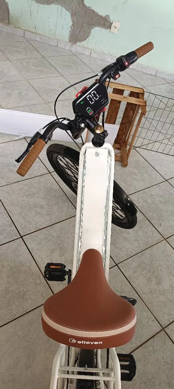 Bicicleta elétrica 800w com alarme e trava - Foto 3
