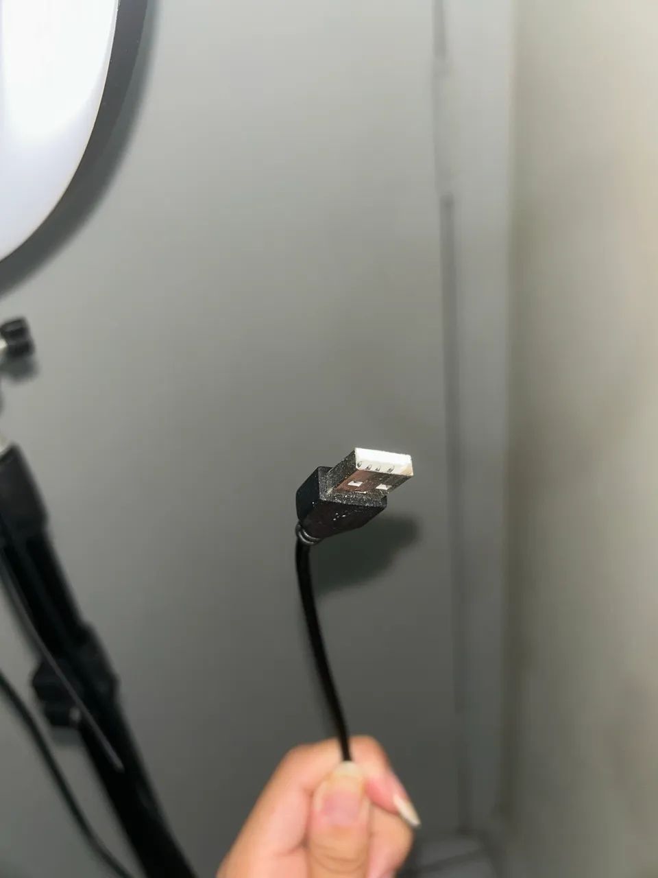 Ring Light RGB 26 cm com tripé e suporte para celular - Foto 5