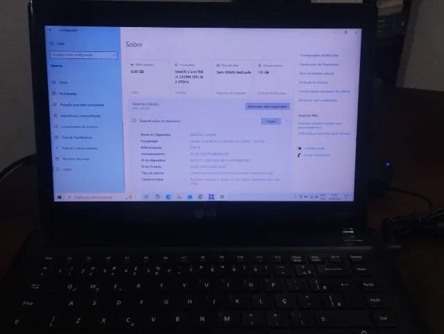 Notebook LG 