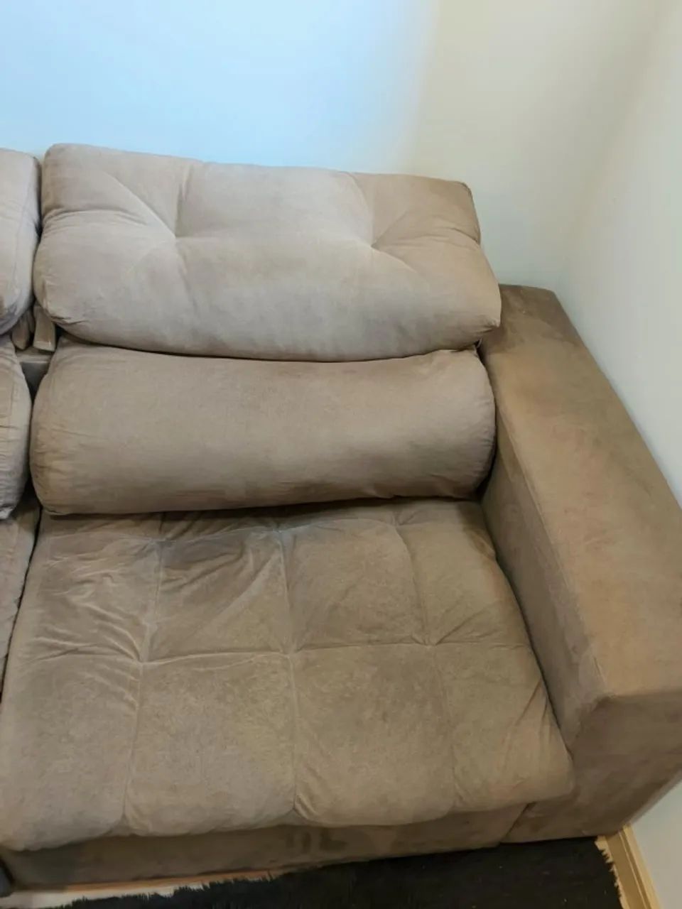 Vendo - Sofá 3 Lugares Retrátil E Reclinável Kappesberg - Usado - Foto 2