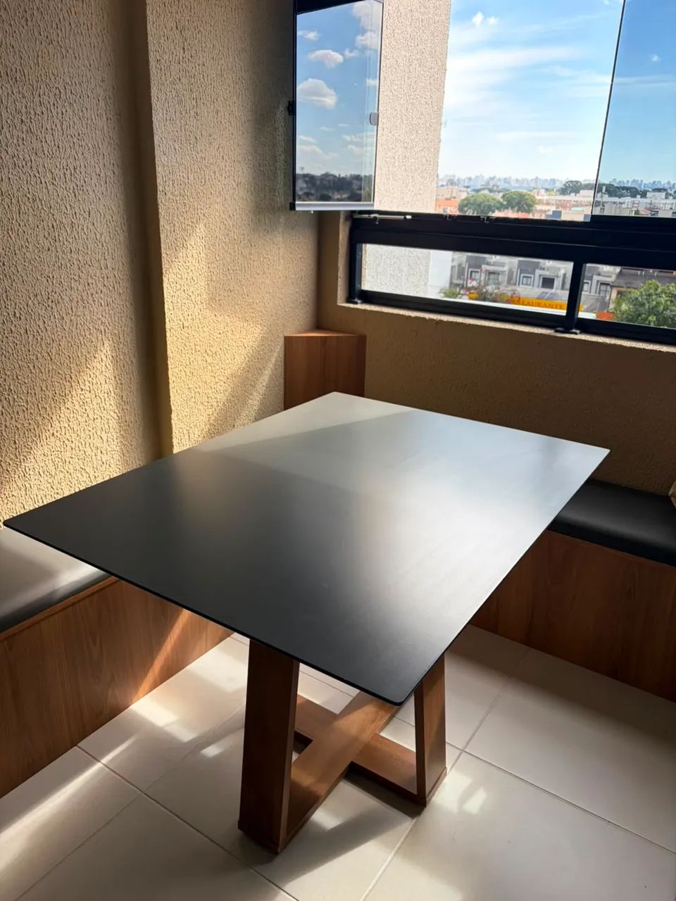 mesa 4 lugares em MDF 120x90 - Foto 2