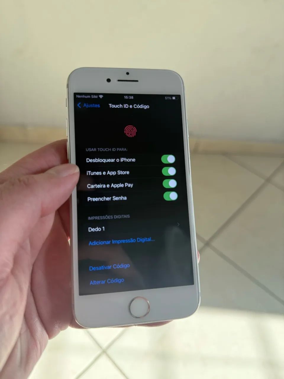 iPhone 7 32GB prata 