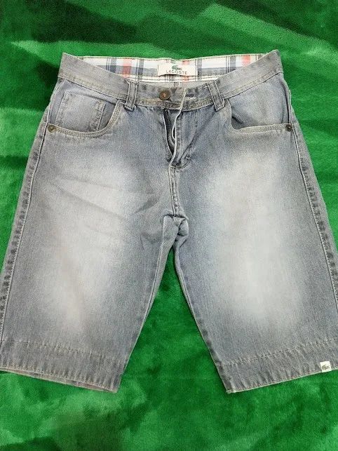 Bermuda Jeans Masculina Lacoste
