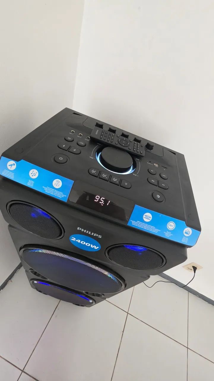 Torre de som phillips 2400W - Foto 4
