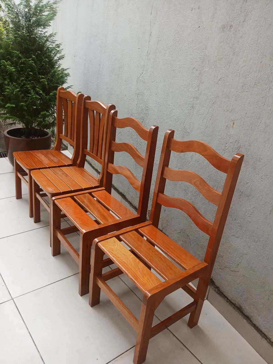 Cadeiras de madeira  - Foto 4