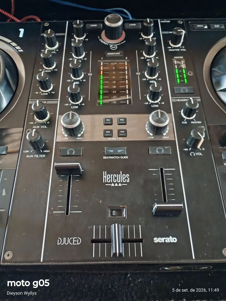 Vendo controladora Hércules impulse 500 funcionando tudo perfeitamente com case. - Foto 5