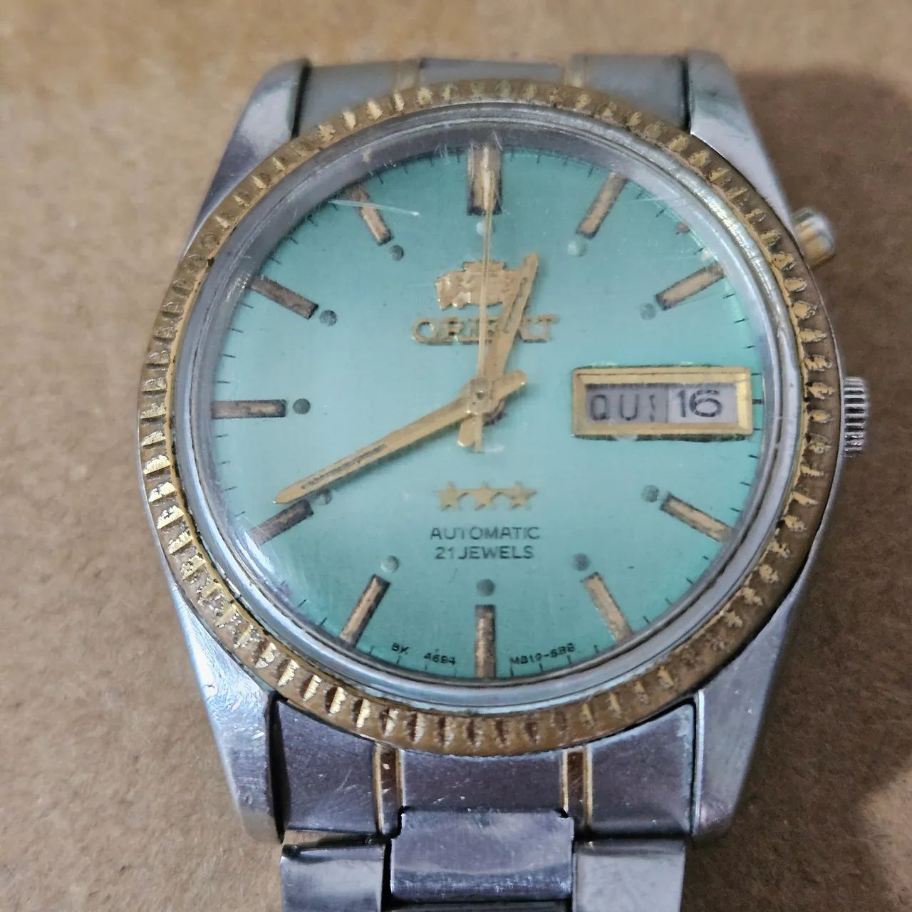 Orient 3 estrelas verde