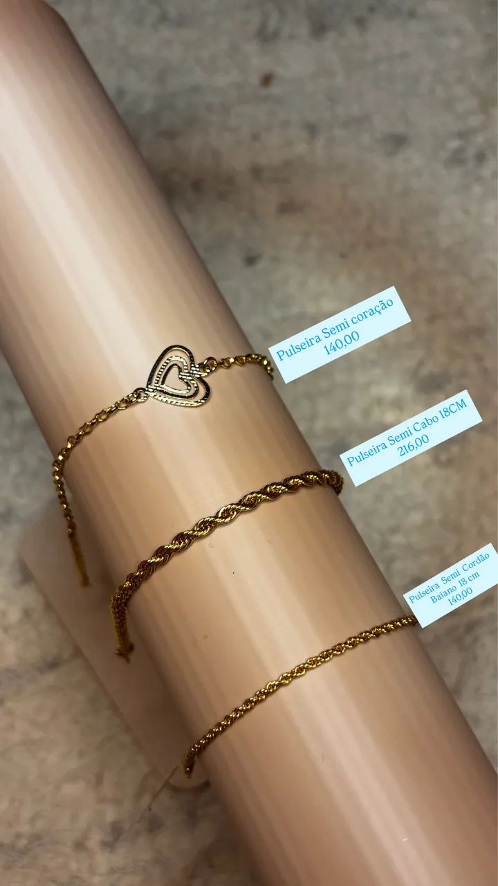 Pulseiras Semijoias