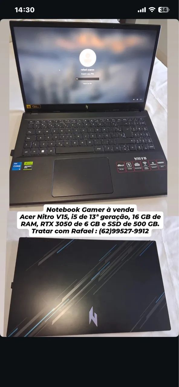 Notebook Gamer 