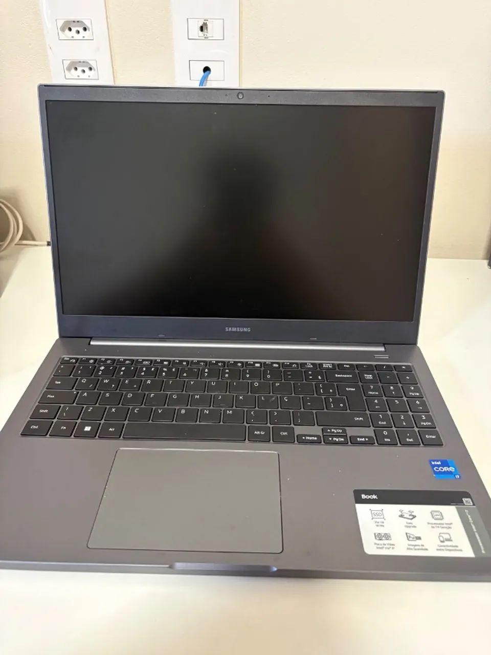 Vendo notebook Samsung usado poucas vezes 