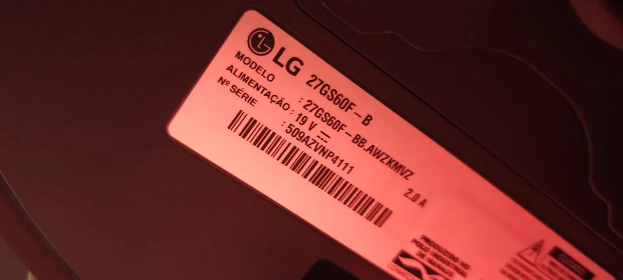 Monitor LG ultragear 180hz 27 polegadas - semi-novo  - Foto 4