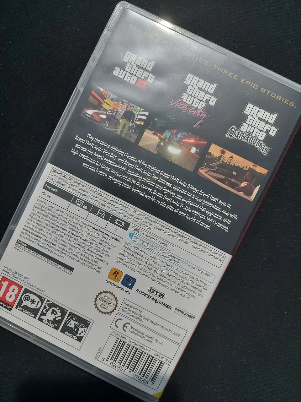 Grand Theft Auto the trllogy nintendo switch  - Foto 2