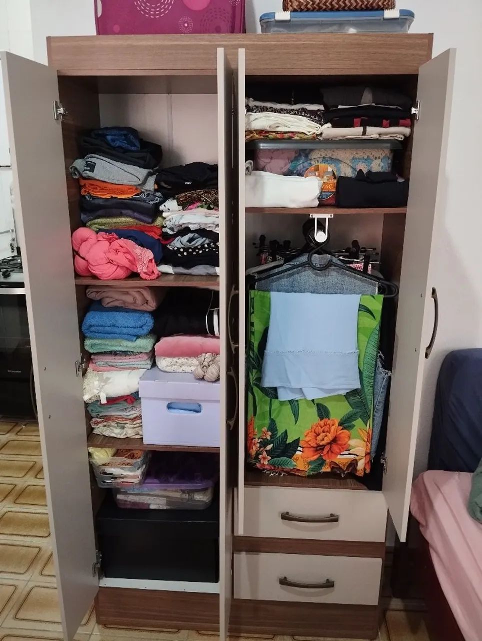 Guarda roupas e Cômoda Conjunto Novo  - Foto 5