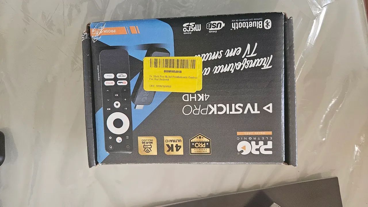 Tv Stickpro 4k proeletronic controle por voz Android TV - Foto 2