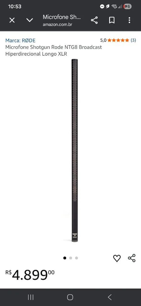 MICROFONE RØDE NTG8 - Foto 4