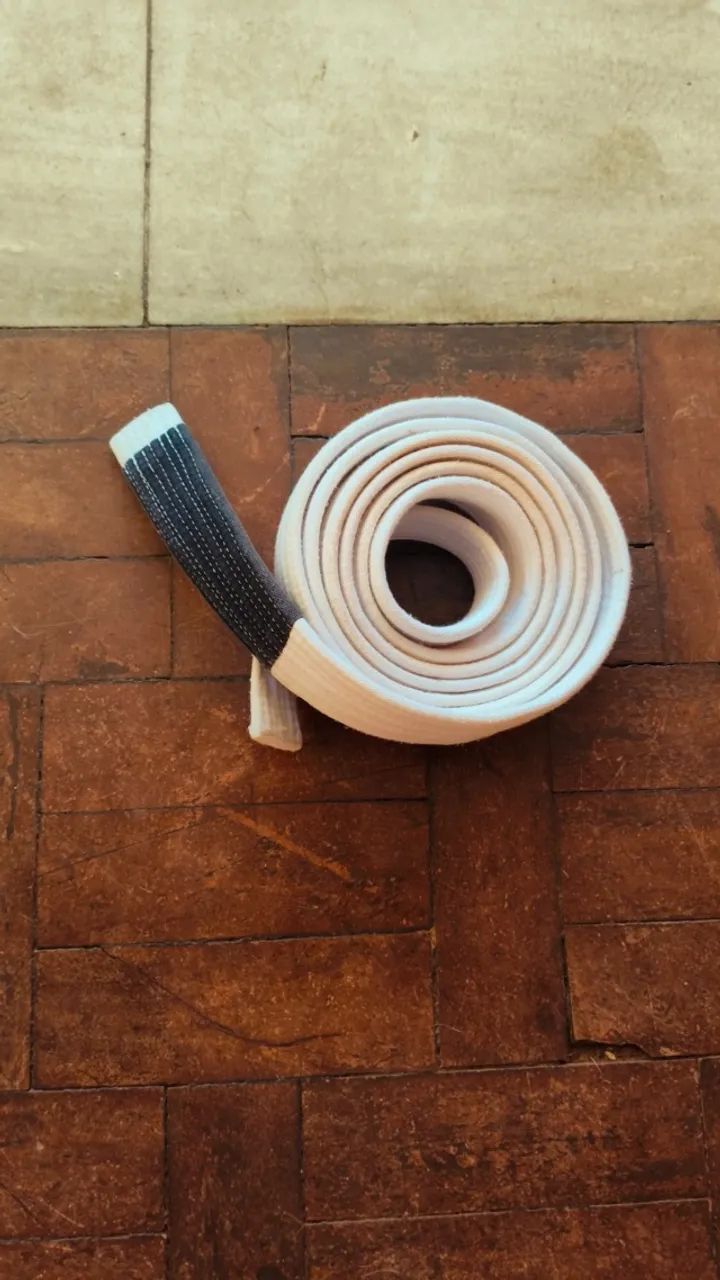 Faixa branca Trakel Combat BJJ aprox 3m - Foto 3