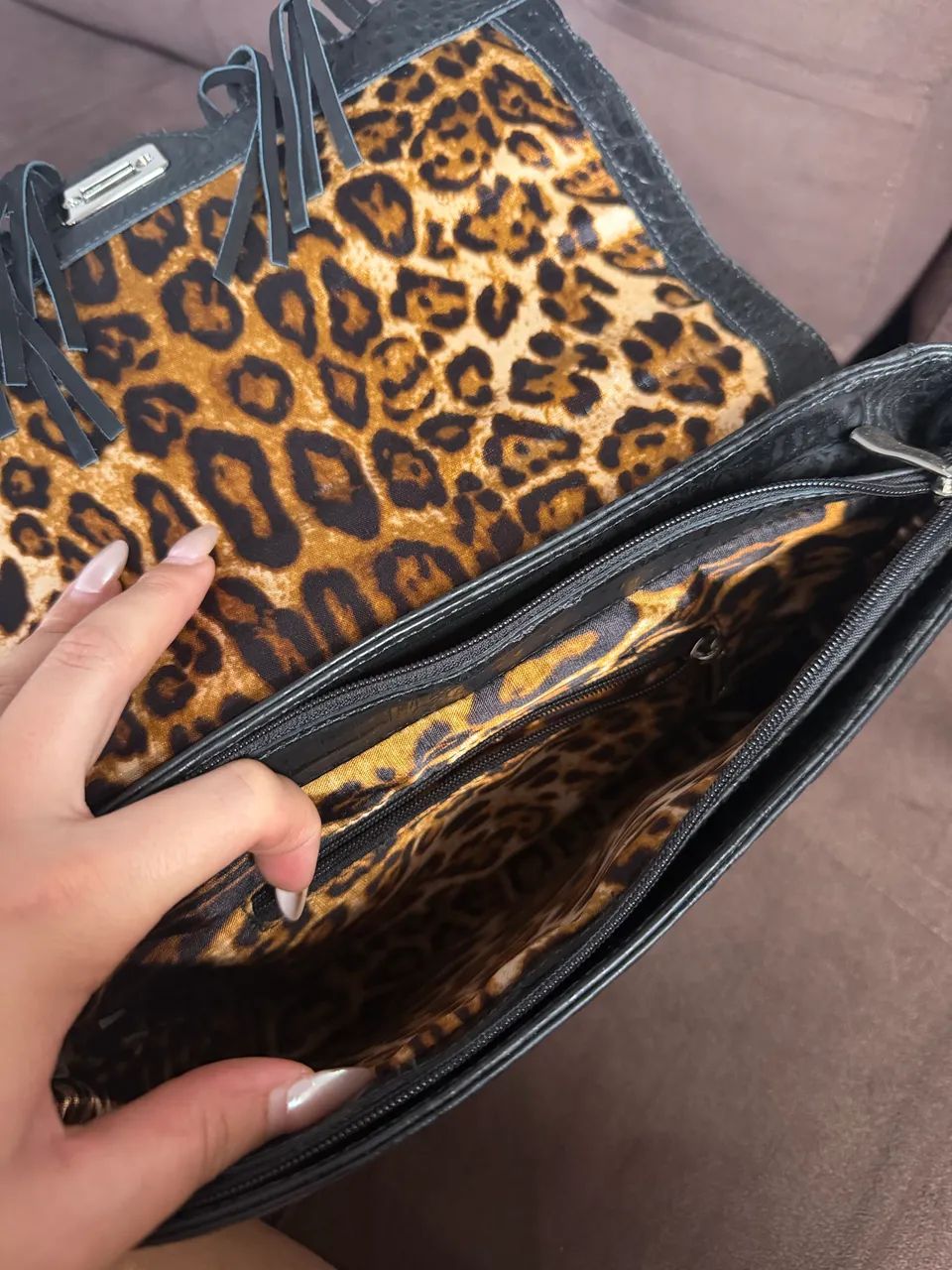 Bolsa Carmen Steffens em couro legítimo  - Foto 2