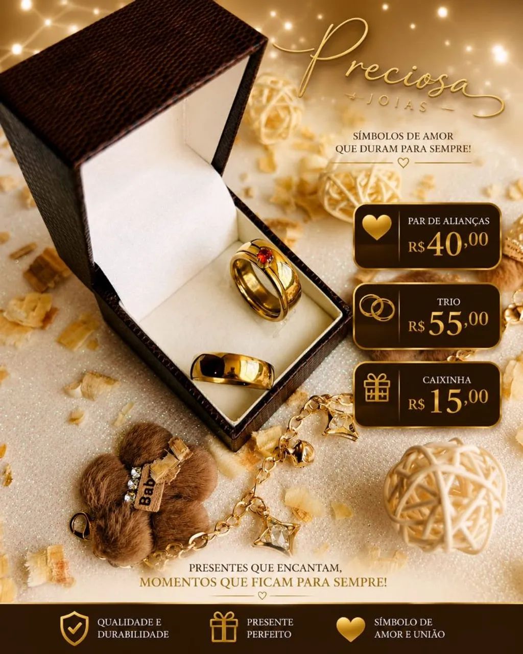 Alianças de casamento  - Foto 2