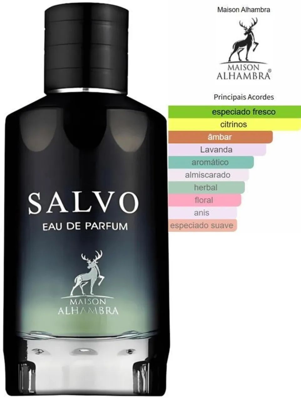 Salvo Eau de Parfum 100ml - Maison Alhambra | Original - Foto 4