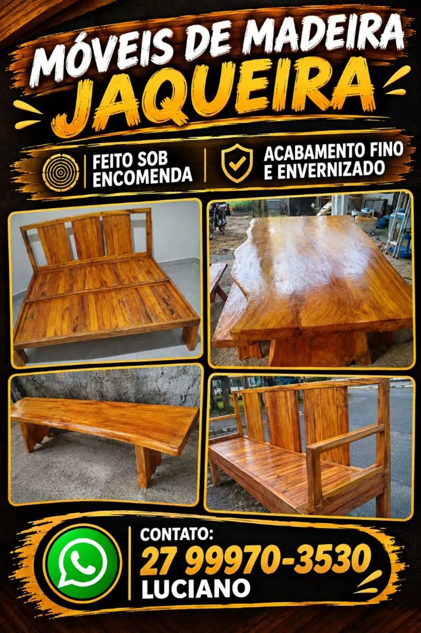 Móveis Sob Encomenda ( Madeira Jaqueira) 