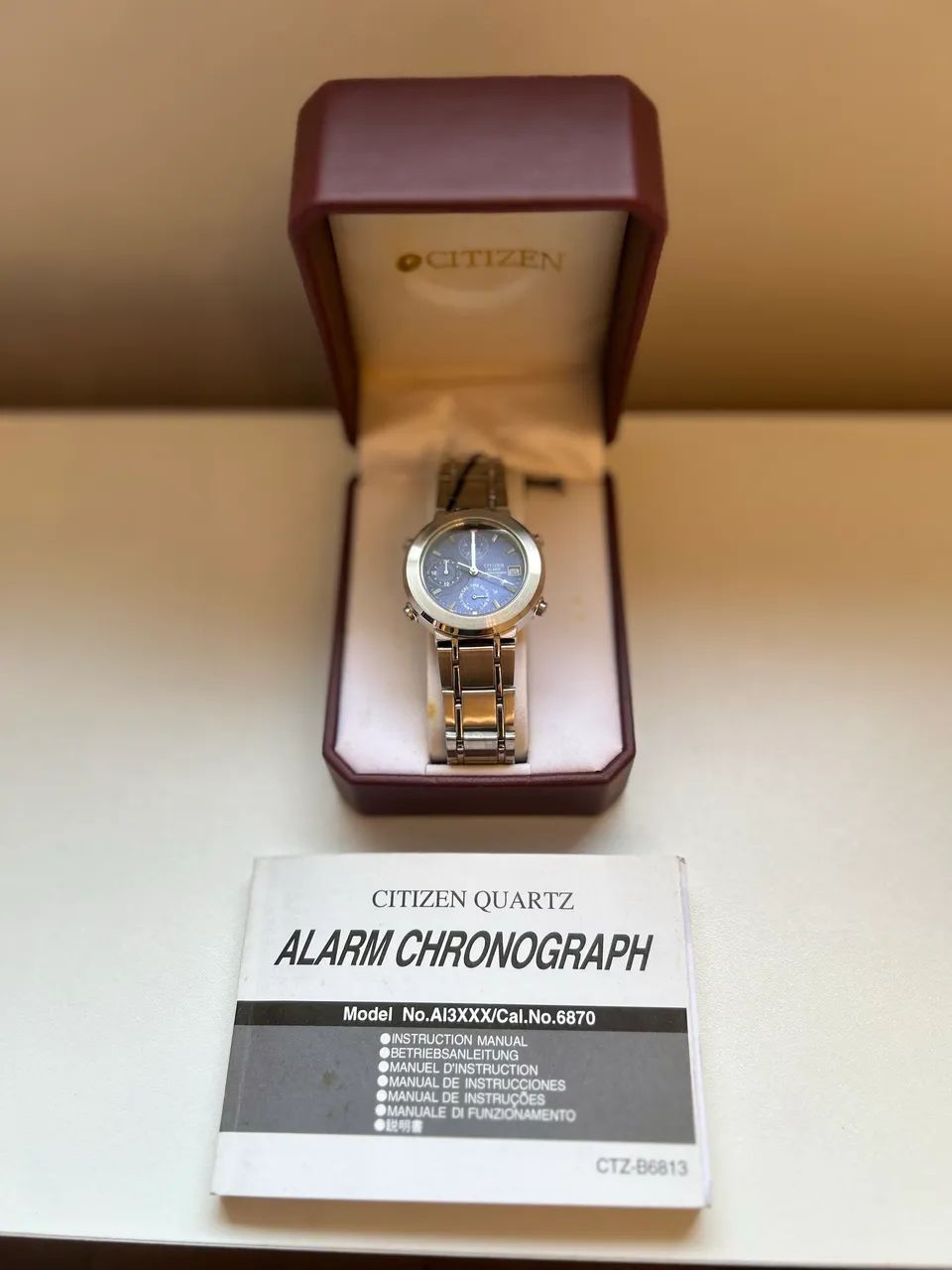 Relógio Feminino Alarm Chronograph Citizen Quartz