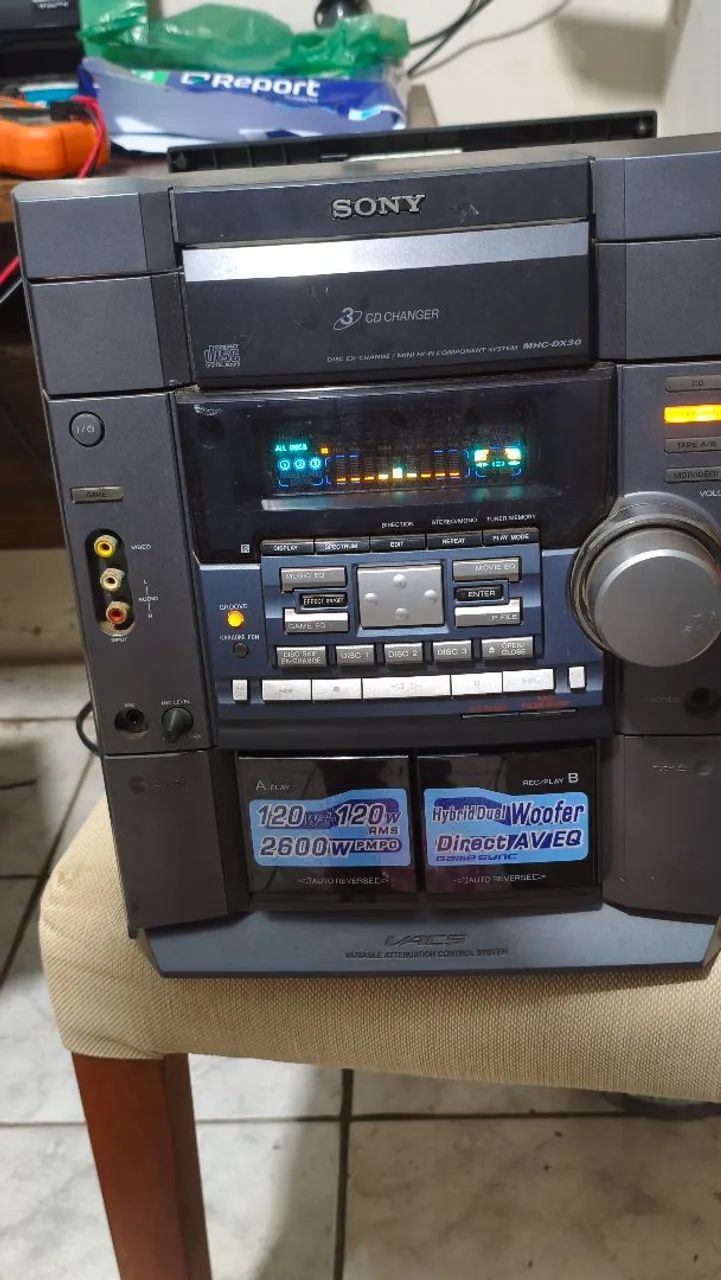 System Sony MHC-DX30 no estado  - Foto 3