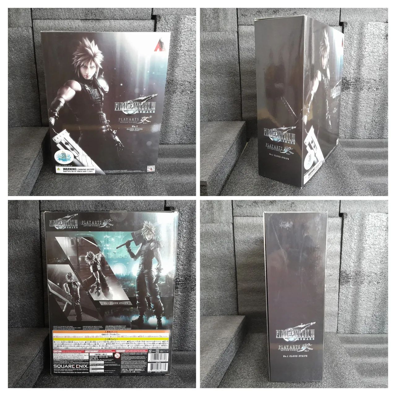 Play Arts Kai Cloud Strife Final Fantasy VII Remake Original - Foto 3