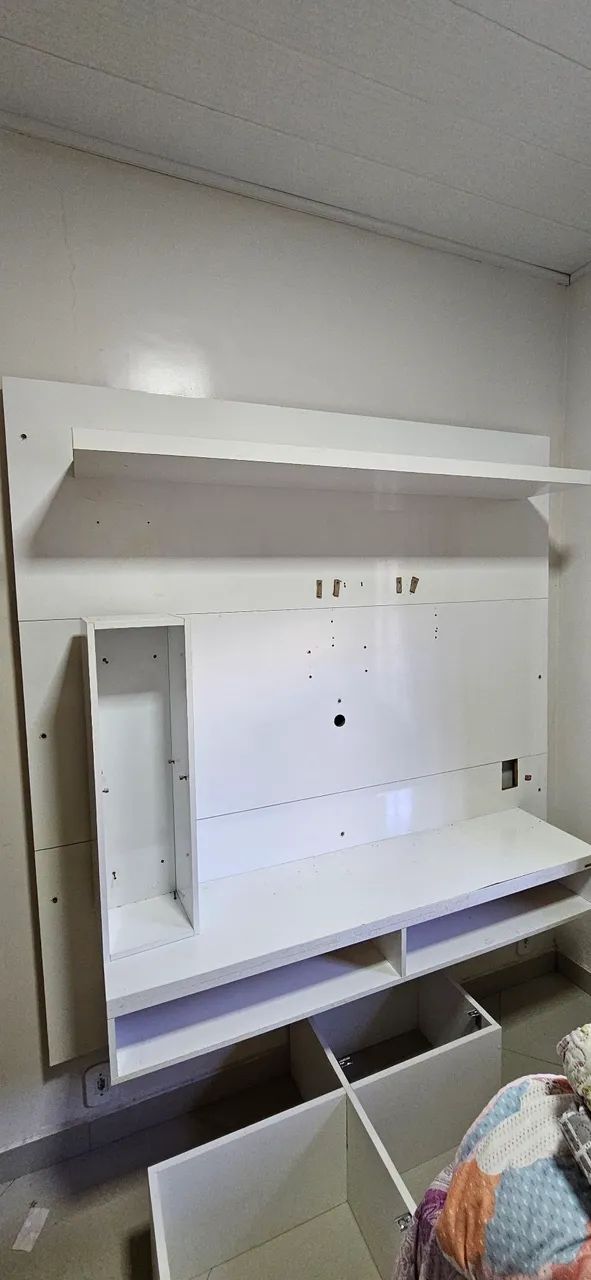 Rack de MDF branco - Foto 5