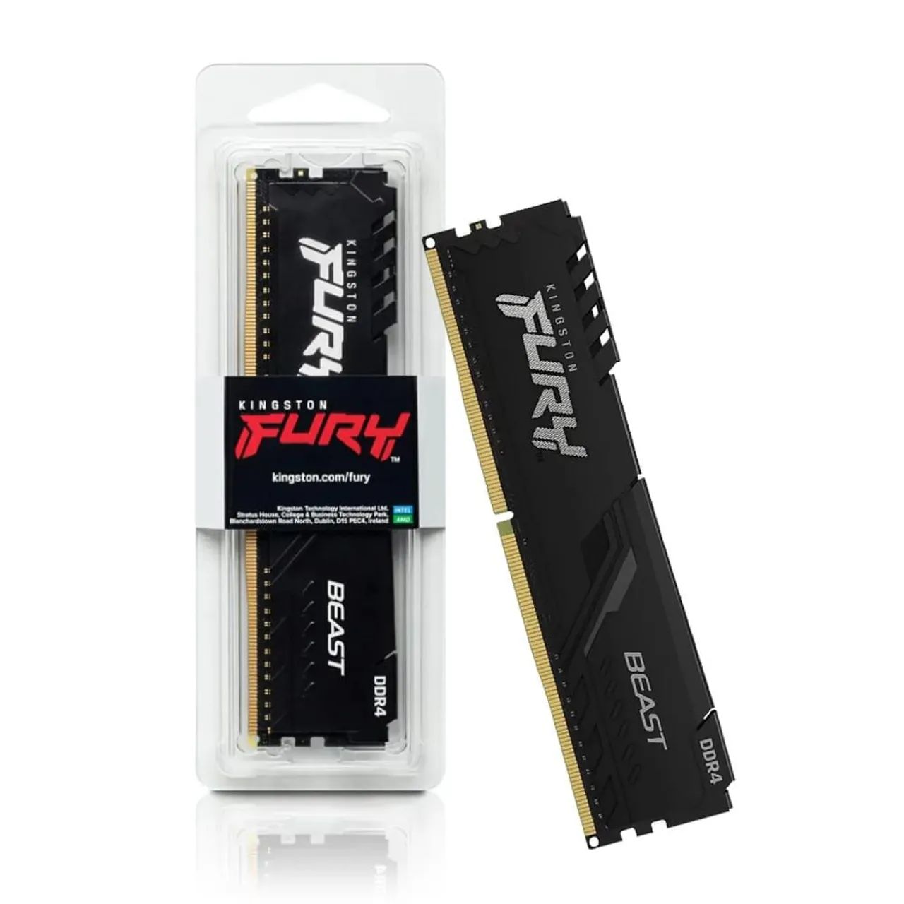 Memoria RAM Kingston Fury Beast, 8GB, 3200Mhz NOVA