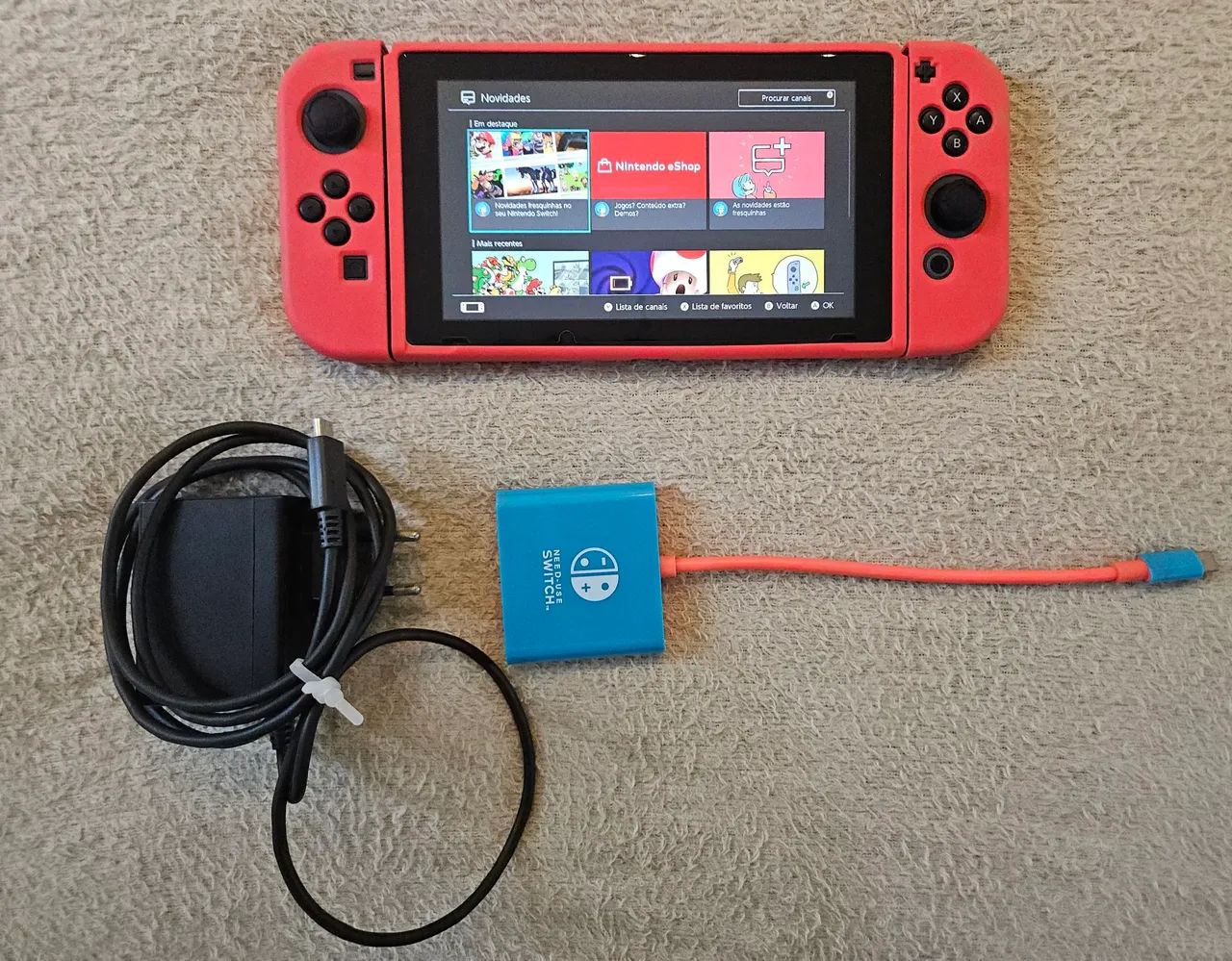NINTENDO SWITCH V2 CINZA 