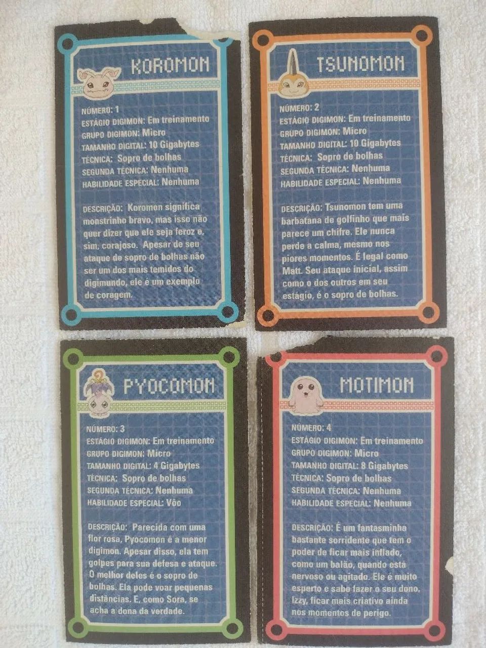 Lote Cards Antigos Revista Digimon - Foto 3