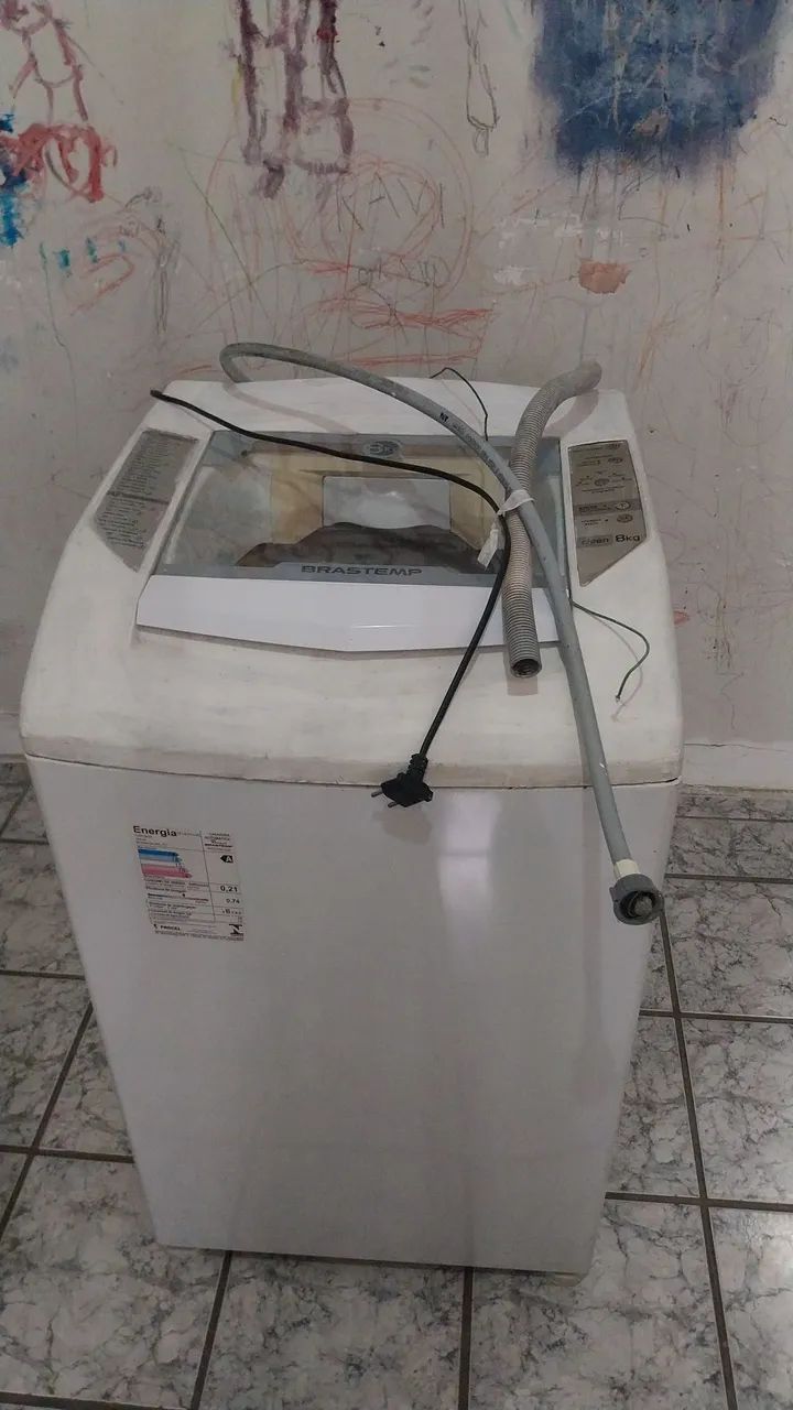 Máquina Brastemp 8Kg usada 