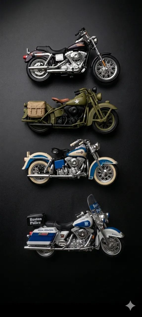 Coleção Completa Miniaturas Harley Davidson  - Foto 3
