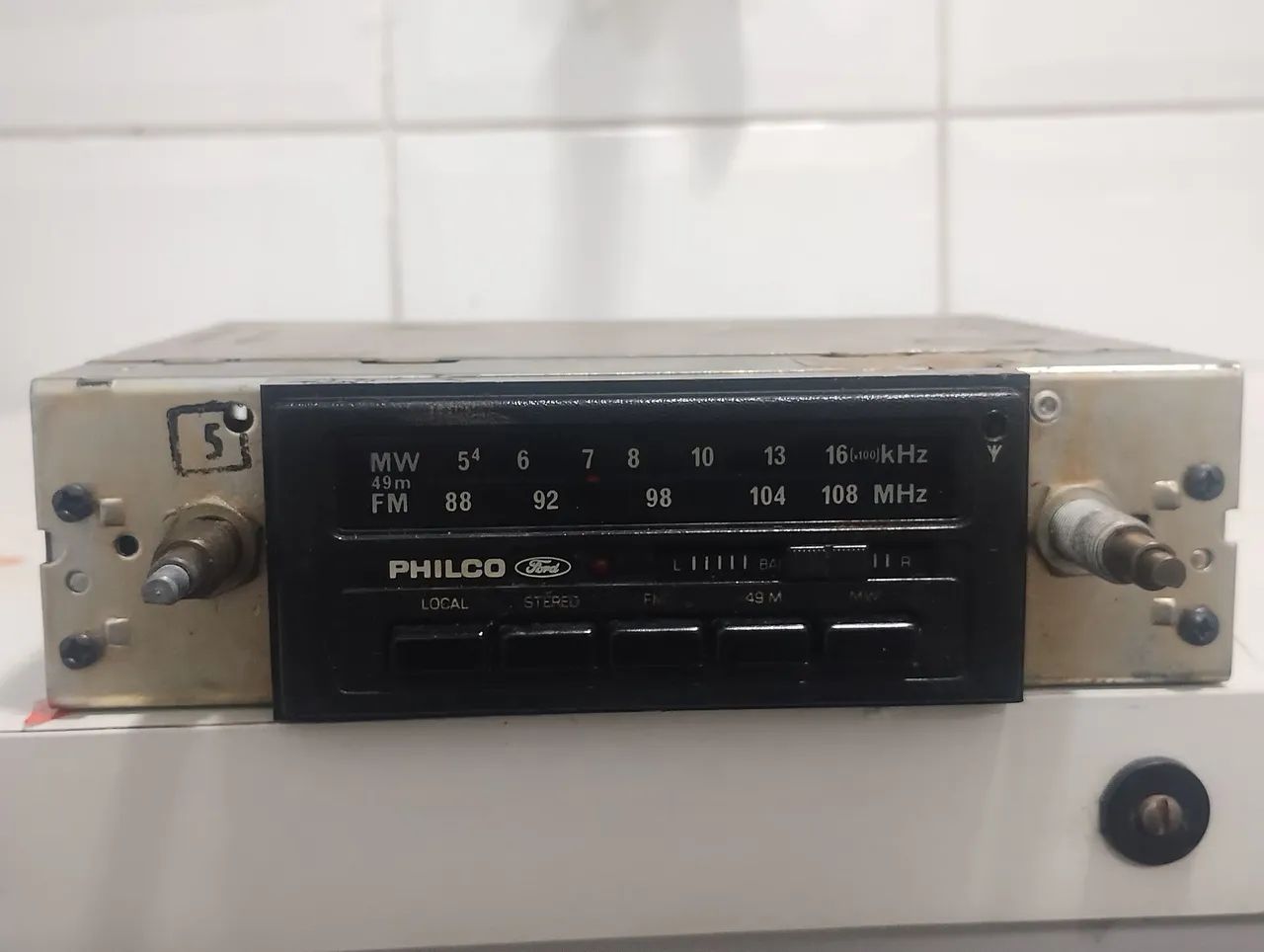 Som automotivo antigo 