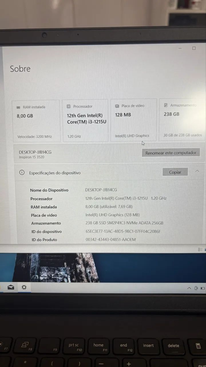 Notebook Dell Inspiron 15 3520 i3 12 geração  - Foto 5