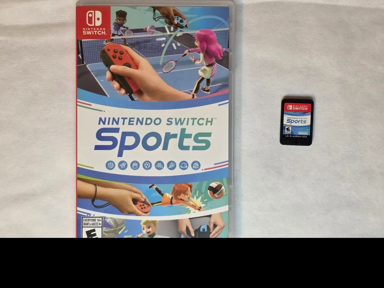 Jogo Nintendo Switch Sports completo com a caixa e acessórios